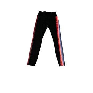 Women’s Victoria Secret PINK Yoga‎ Pants Size Small Black With With Side Stripes